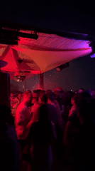 Outdoor dance party draws crowds in Sant Adrià de Besòs