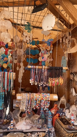 Summer afternoon at Conil de la Frontera's seafront market and streets