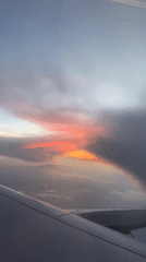 Aerial view captured from airplane window over Eğirdir, Turkey