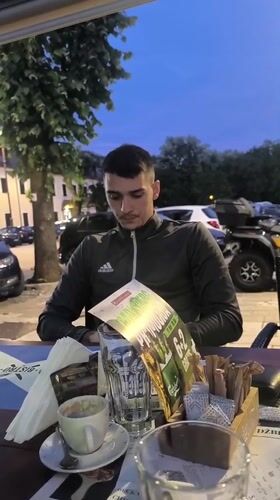 Evening dining and street scenes in Cetinje, Montenegro