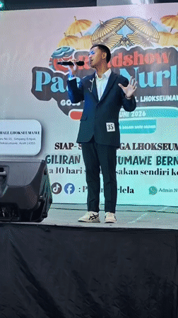 Night festival with performances, food stalls draws crowds in Lhokseumawe