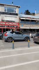 Ordinary daily life documented along Istanbul's Sarıyer waterfront