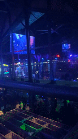 Live music performance screened at crowded Varna venue