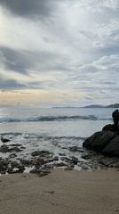 Exploring the rocky shoreline and surroundings of Naga Umbang, Aceh