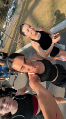 Group fitness activity draws 15 participants to blooming park