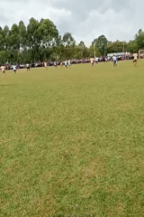 Soccer match draws crowds in Lugari ward, Kenya