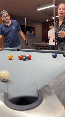 Pool session at a Kuta Selatan billiard hall