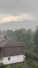 Severe Storm Strikes Karachayevsk Russia With Heavy Rain Winds