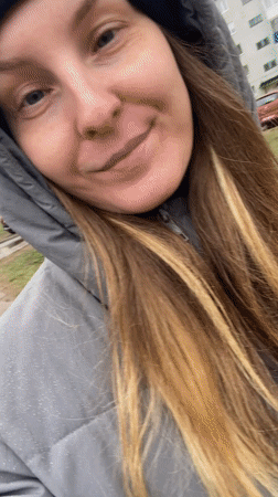 Rainy morning life documented in Noviy, Russia