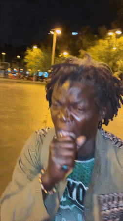 Person seen coughing repeatedly during late night Barcelona gathering