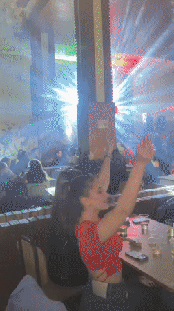 Socialist-themed nightclub gathering draws crowds in Veliko Tarnovo, Bulgaria