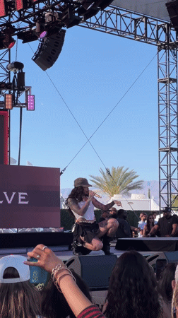 Outdoor festival with live music held in La Quinta