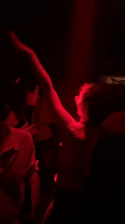 Late-night clubbing scene captured in Tel Aviv nightclub