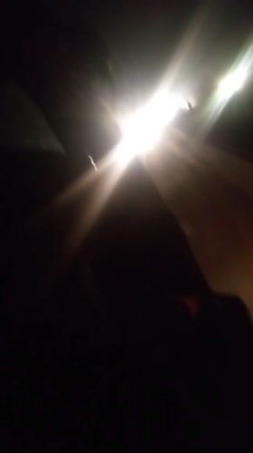 Nighttime motorcycle ride recorded on Nigerian road
