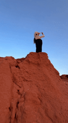 Photo session captures woman at Vietnam's red dunes