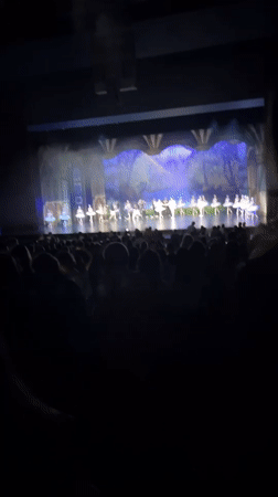 Ballet performance with 20+ dancers captured in Belgrade