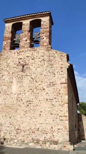 Historic bell tower complex documented in Terrassa, Spain
