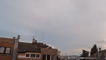 Panoramic view of Burgas residential landscape captured from rooftop