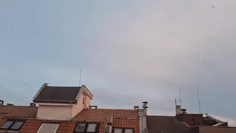 Panoramic view of Burgas residential landscape captured from rooftop