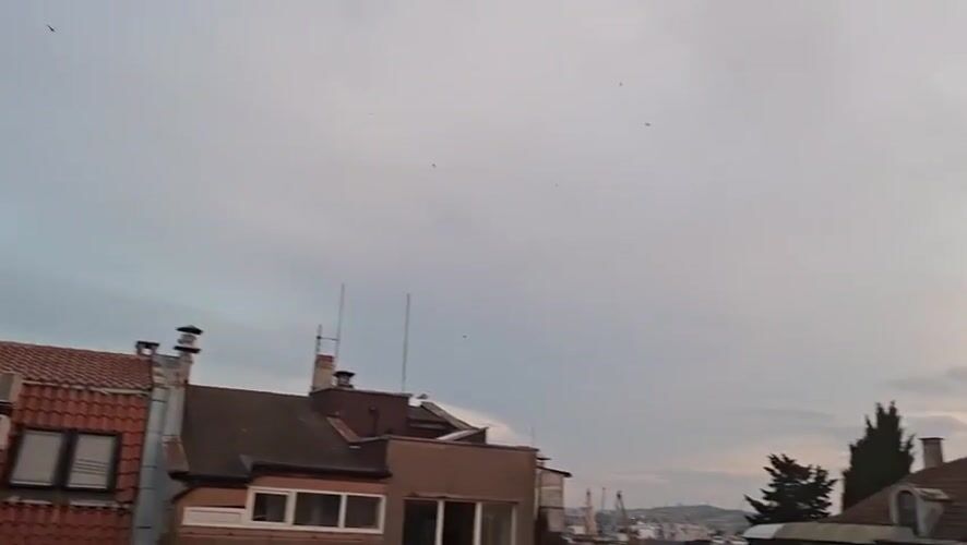 Panoramic view of Burgas residential landscape captured from rooftop