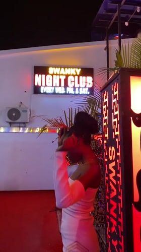Nightclub event with coordinated dance performances in Nigeria