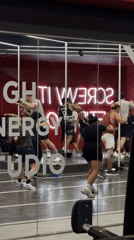 Neon-lit gym session at Scream High Energy Studio, Chiang Mai