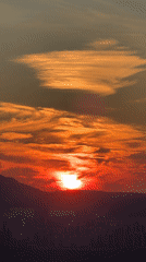 Sunset and forest landscapes around Krasnoyarsk's Stolby Reserve