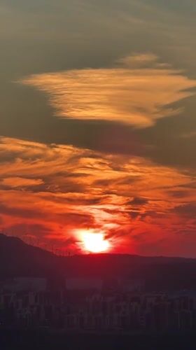 Sunset and forest landscapes around Krasnoyarsk's Stolby Reserve