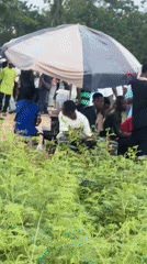 Outdoor community gathering in Ihiagwa, Nigeria