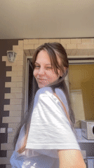 Casual outdoor moments near a building in Ufa