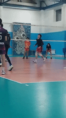 Indoor volleyball match observed in Yerevan, Armenia
