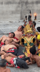 Traditional Balinese performances witnessed across Uluwatu temple complex