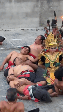 Traditional Balinese performances witnessed across Uluwatu temple complex