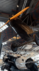 Aviation museum displays documented in Berlin morning visit