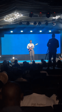 Father's Day church event with live music in Jos, Nigeria