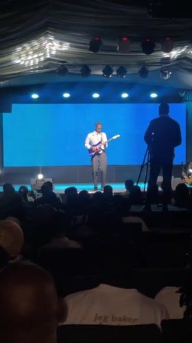 Father's Day church event with live music in Jos, Nigeria