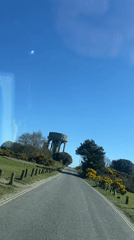 Water towers documented in East Suffolk countryside morning
