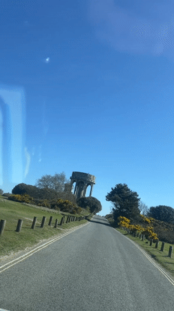 Water towers documented in East Suffolk countryside morning