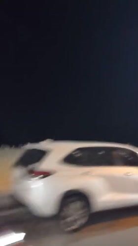 Nighttime beach gathering observed in Pattaya City, Thailand