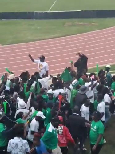 Gor Mahia fans celebrate 22nd KPL title at Nairobi stadium