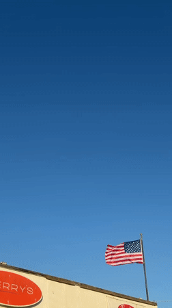 Perry's Santa Monica under a clear blue summer sky