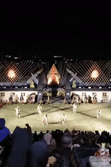 Traditional dance performance lights up a Batu night stage