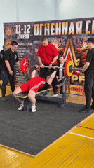 Powerlifting competition 'Fiery Power' held in Izhevsk gymnasium