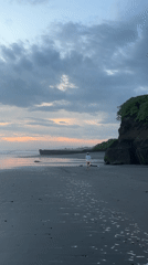 Beach walks and rural scenes captured in Kediri, Indonesia