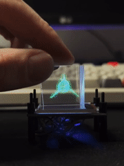 Tech enthusiast demonstrates holographic displays, miniature computers in Tyumen