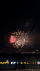Fireworks displays light up Krasnoyarsk sky as residents gather