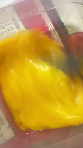 Tomato omelet cooked and eaten in a Milan kitchen