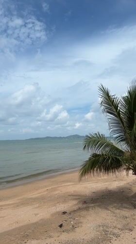 Calm beach moment recorded in Pattaya, Thailand