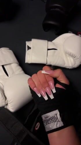 Boxing workout preparation captured in London
