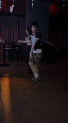 Social dancing event with DJ documented in Sofia venue